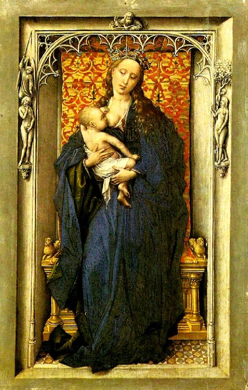 Rogier van der Weyden madonnan med barnet
